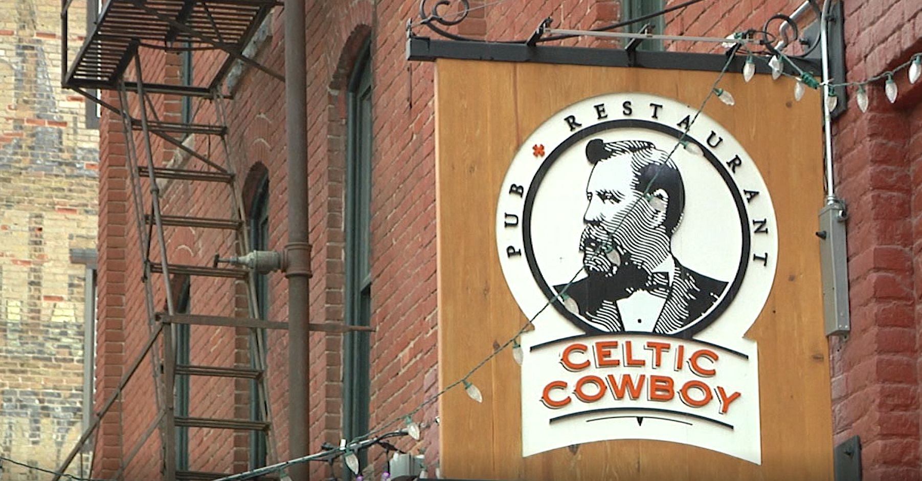 Celtic Cowboy sign